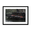 Sampans in Xitang Watertown Framed & Mounted Print