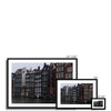 Amsterdam Damrak Waterfront Framed & Mounted Print