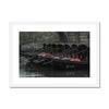 Sampans in Xitang Watertown Framed & Mounted Print