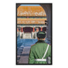 Forbidden City Guard Framed Canvas