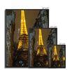 Eiffel in Between Framed Canvas