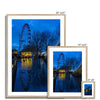 The London Eye & Carousel Framed & Mounted Print