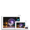 ATL Skyview Ferris Wheel - Purple Framed & Mounted Print