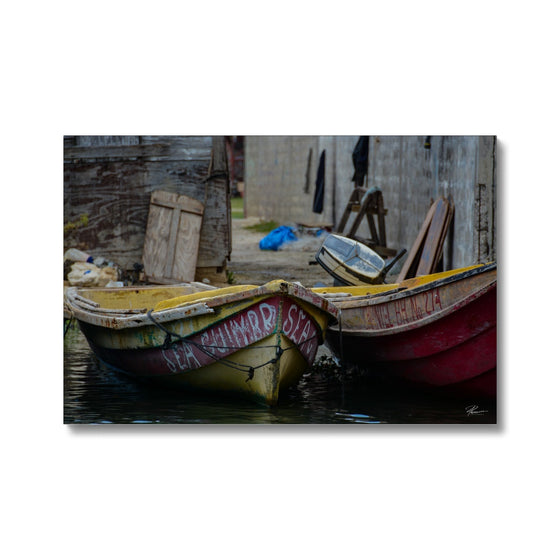 Black River Jamaica 2 Boats Canvas