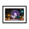 ATL Skyview Ferris Wheel - Purple Framed & Mounted Print