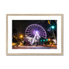 ATL Skyview Ferris Wheel - Purple Framed & Mounted Print
