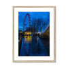 The London Eye & Carousel Framed & Mounted Print