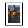The London Eye & Carousel - Red Framed & Mounted Print