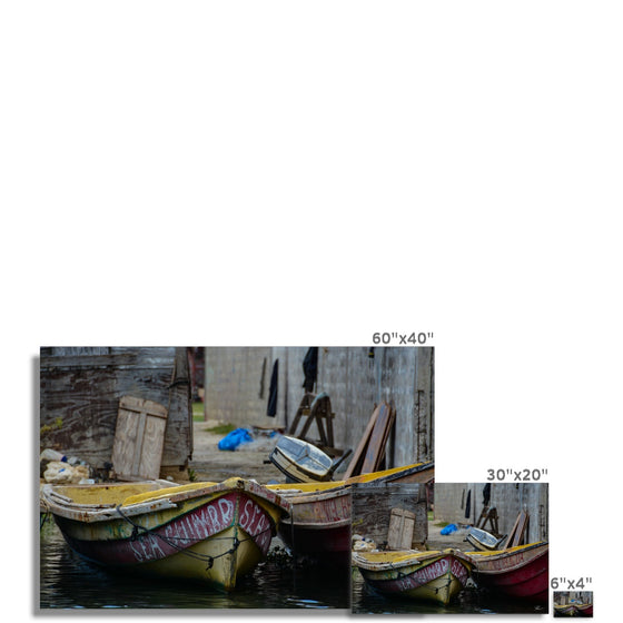 Black River Jamaica 2 Boats Fine Art Print