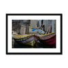 Black River Jamaica 2 Boats Framed & Mounted Print