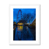 The London Eye & Carousel Framed & Mounted Print
