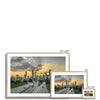 ATL Golden Skyline Framed & Mounted Print