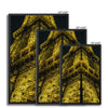 Eiffel Closeup Sideview Framed Canvas