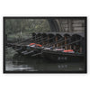 Sampans in Xitang Watertown Framed Canvas