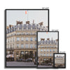 Hotel du Louvre Framed Canvas
