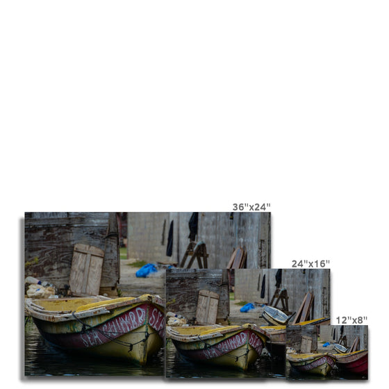 Black River Jamaica 2 Boats Canvas