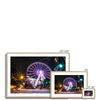 ATL Skyview Ferris Wheel - Purple Framed & Mounted Print