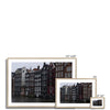 Amsterdam Damrak Waterfront Framed & Mounted Print
