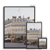 Hotel du Louvre Framed Canvas
