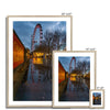 The London Eye & Carousel - Red Framed & Mounted Print