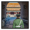Forbidden City Guard Framed Canvas