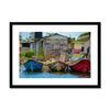 Black River Jamaica 3 Boats Framed & Mounted Print
