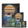 Forbidden City Guard Framed Canvas