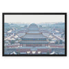 Forbidden City - Aerial View Framed Canvas