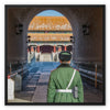 Forbidden City Guard Framed Canvas