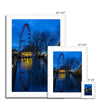 The London Eye & Carousel Framed & Mounted Print