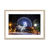 ATL Skyview Ferris Wheel - Blue Framed & Mounted Print